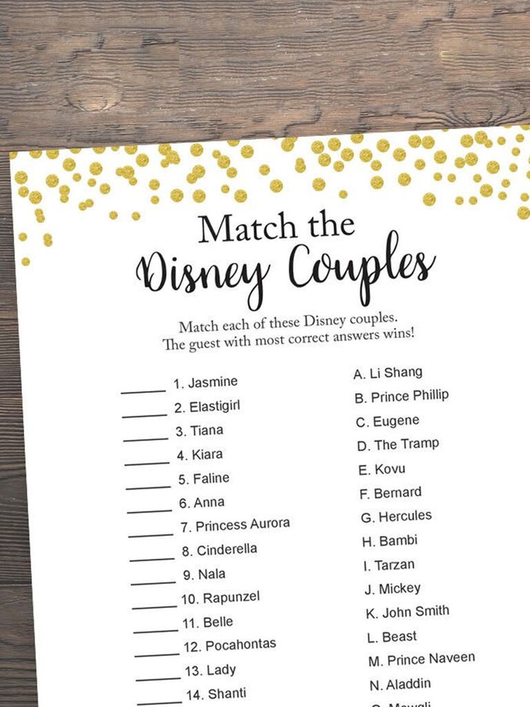 15 Printable Wedding Games Everyone Will Love - 