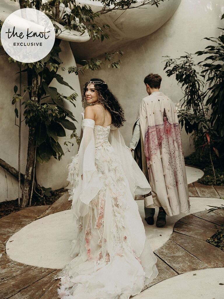 Andrea Camila's wedding dress