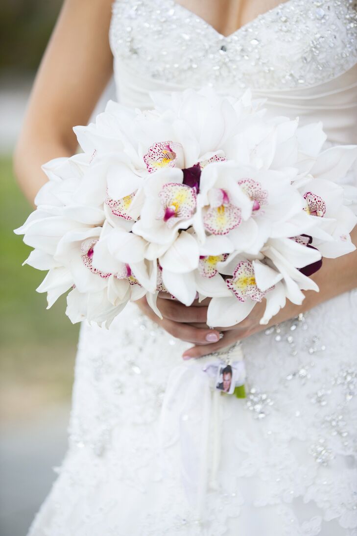 White Orchid Bridal Bouquet