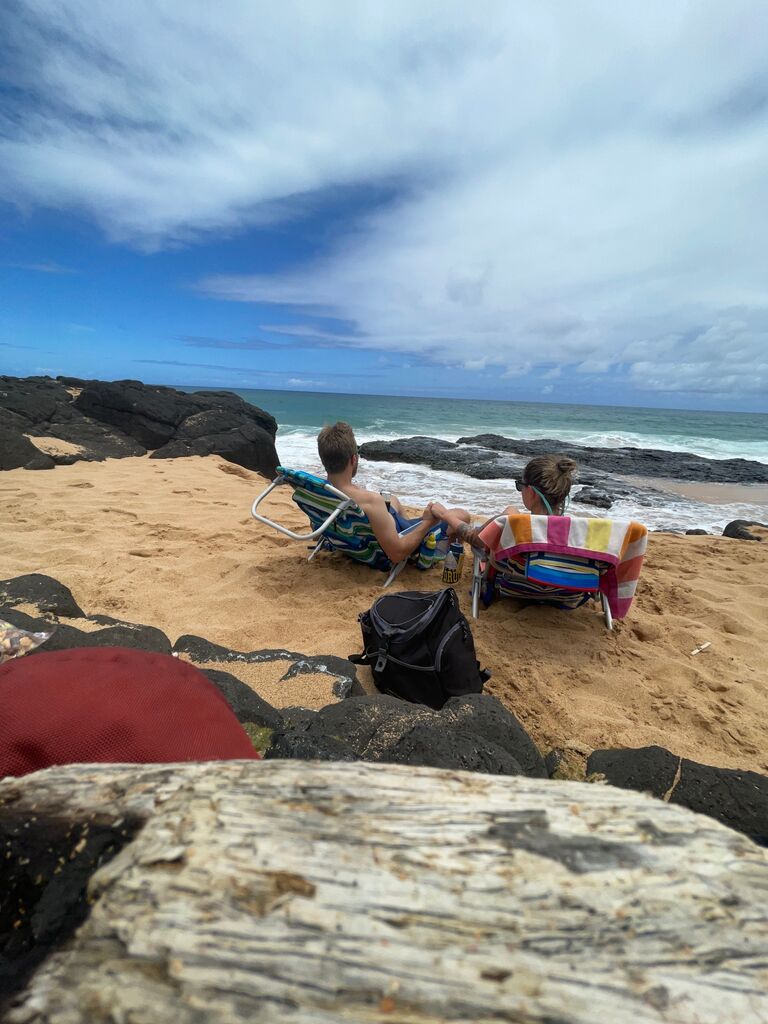 "Secret Beach" in Kauai, HI