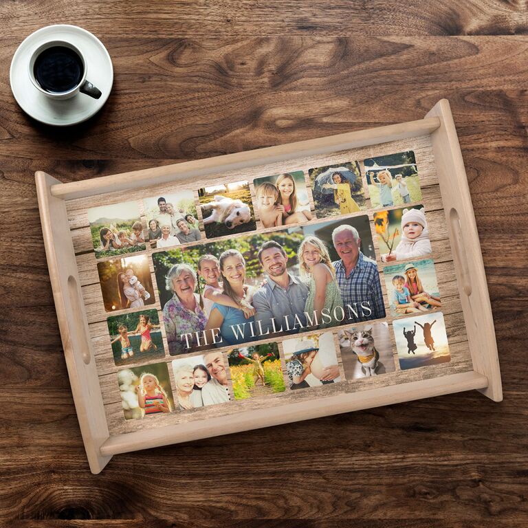 Personalized photo tray anniversary gift