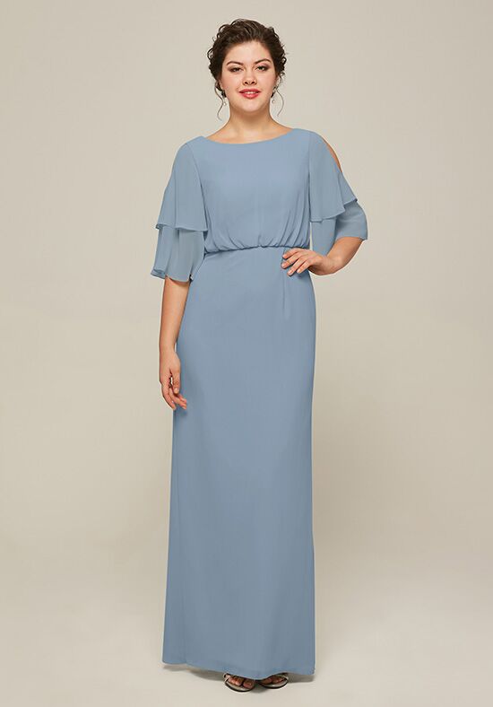 Dusty blue mother of store the bride dresses