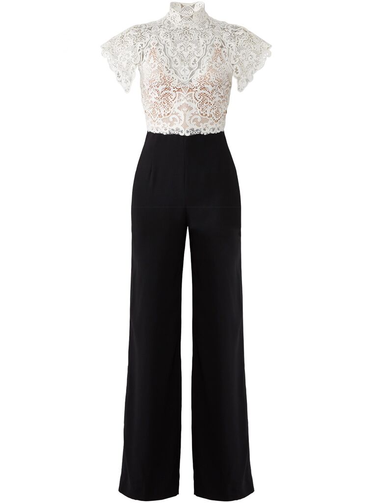 black and white formal jumpsuits