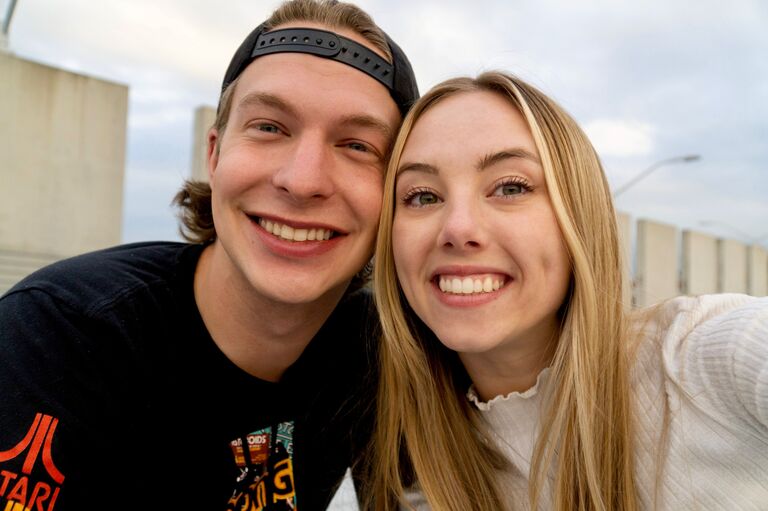 KC day! Fooled around with Andrew's fancy camera and took some fun photos on top of a parking garage :)