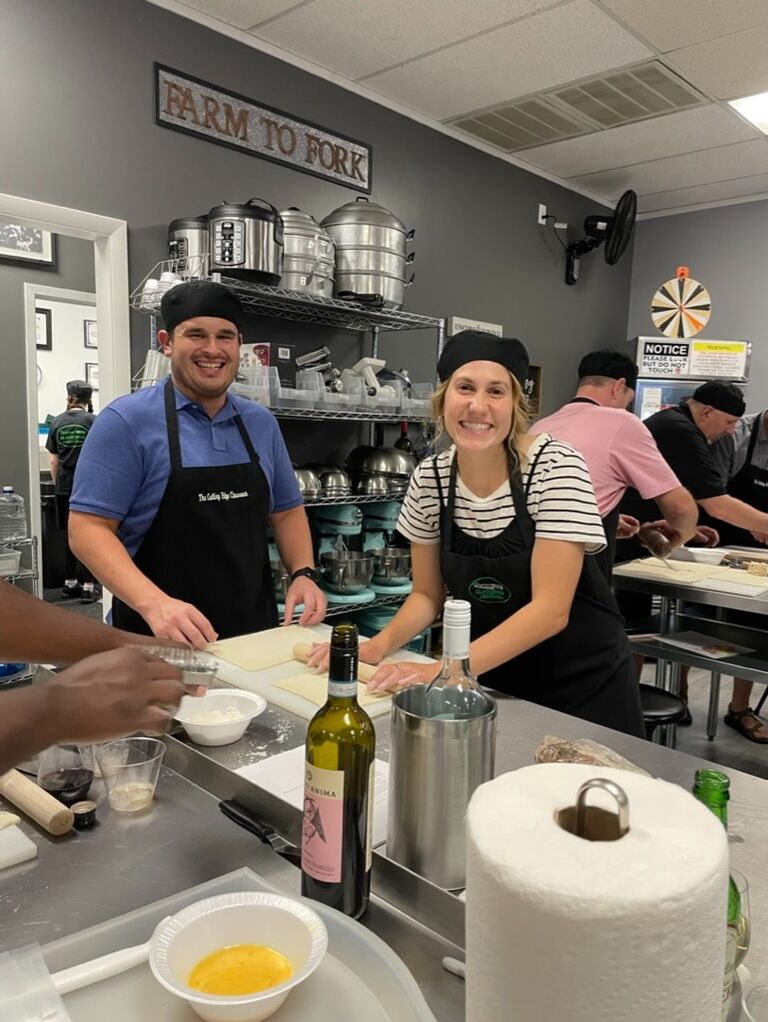 Beef Wellington cooking class