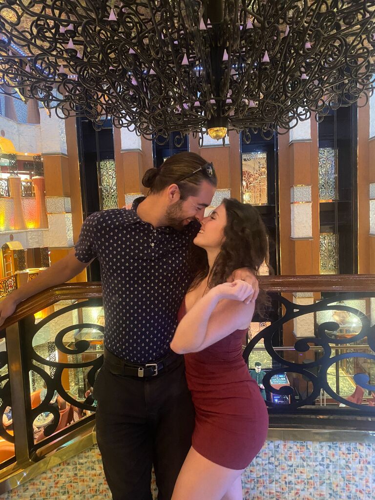 Countless memories and adventures later, and Andrew graduated college. They celebrated moving into this next stage of life with a cruise to the Bahamas alongside their friends. This transitioned them into their next season where Andrew moved to Florida and they began planning for the future.