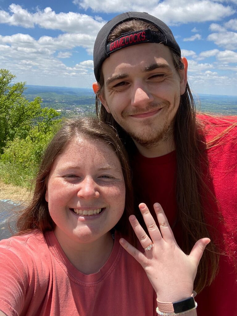 An engaged couple!!!!