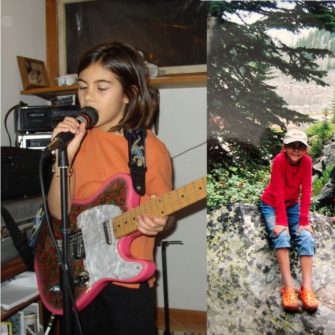 Elianna was born and her dream was to be a rockstar / mountain woman / scientist 🎸🏔️🧬