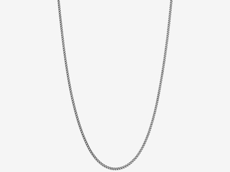 minimalistische zilveren ketting traditioneel 25-jarig cadeau-idee