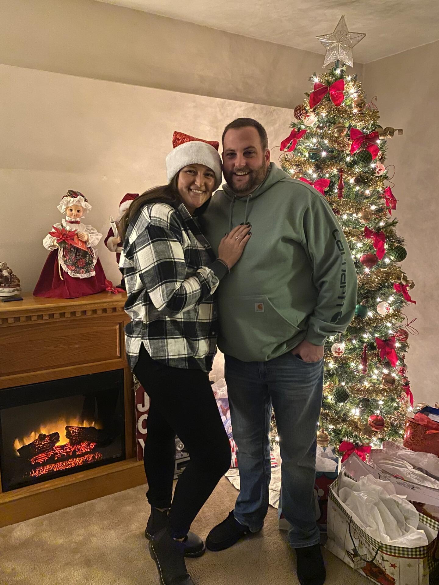 Our first Christmas together - With Tenasha's family!