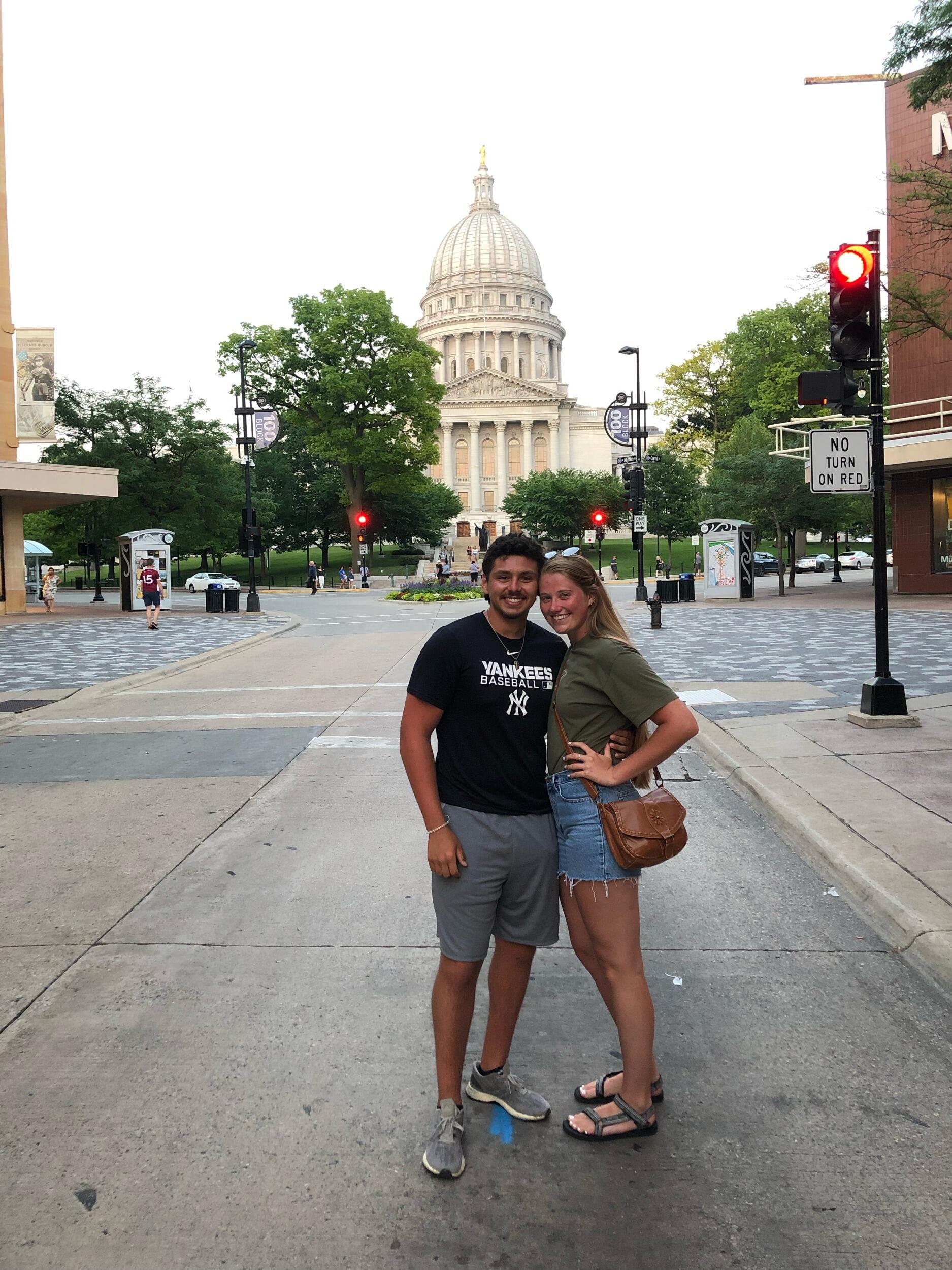 Sean's first time in Madison, WI