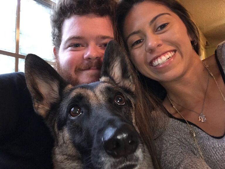 Ian, Savannah, and Kylie hanging out at the Watson house! Kylie loves being at the Watson house with the other two labs, Dignam and Isla. 