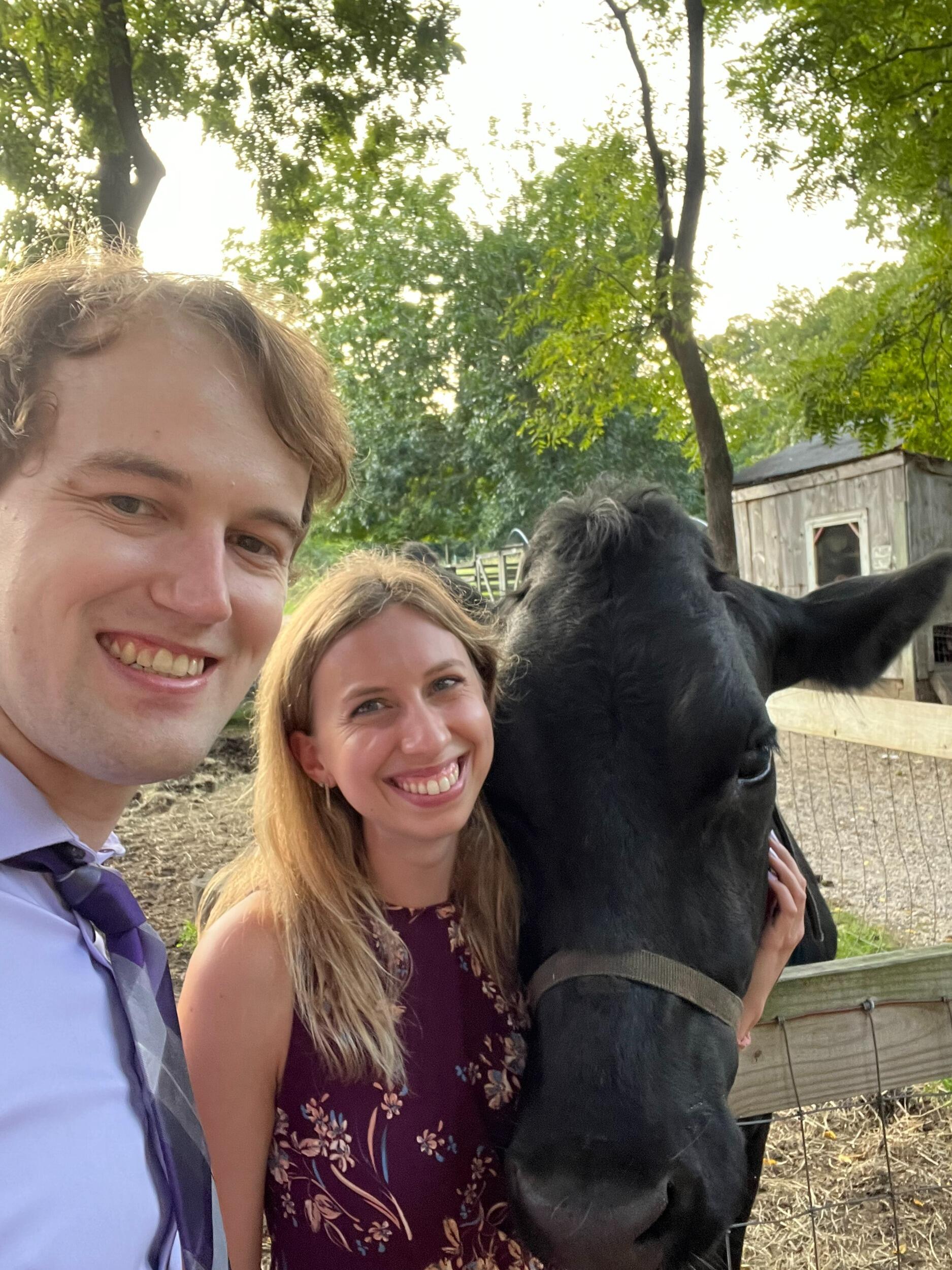 Mingling with the more unconventional guests.