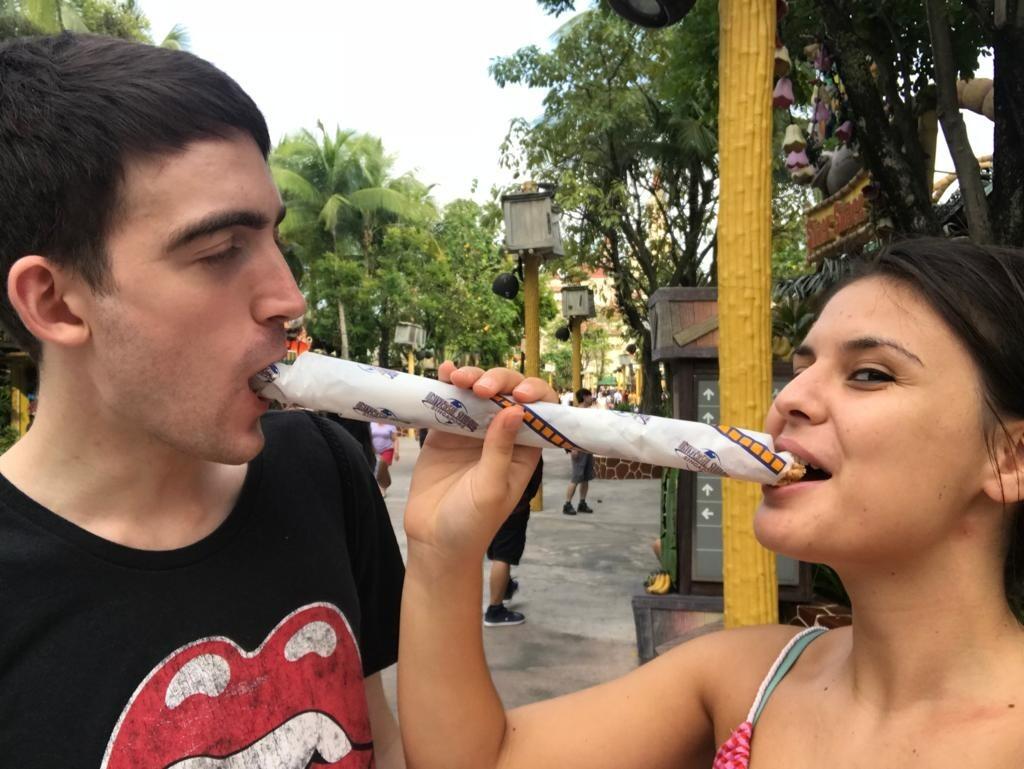 Snack time at Universal Studios!