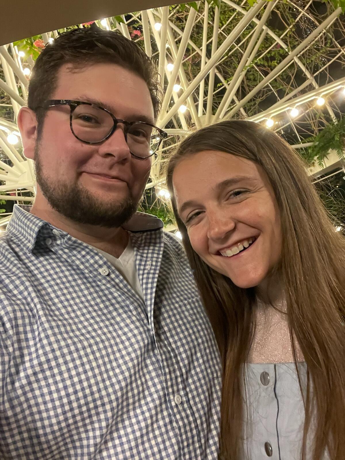 Our first offical date to Opryland, during which we held hands for the first time, and Madison was over the moon! Dinner under in the Cascades with twinkling lights was the start of our magical adventure together.