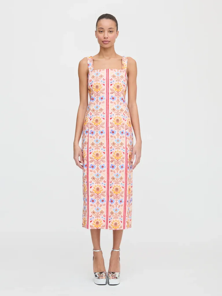 Pink floral mommy and me dress for wedding from Hill House