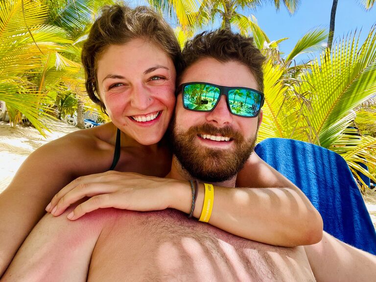 Our first international trip together to the Dominican Republic. 