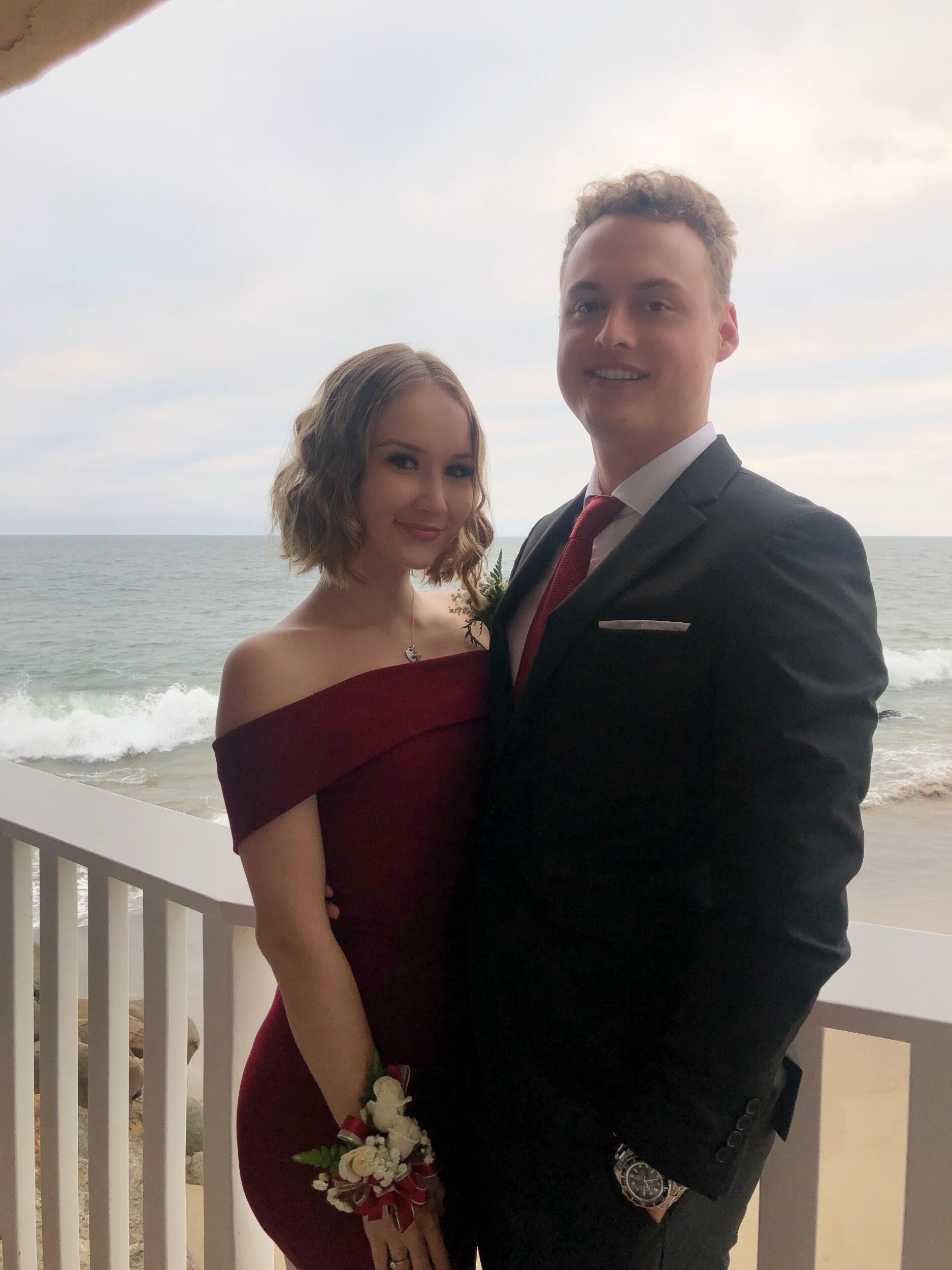 Kiley's senior prom at Duke's in Malibu