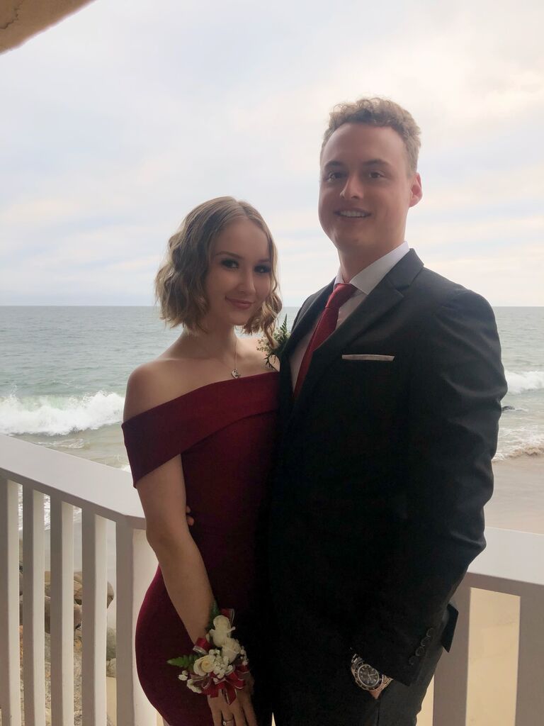 Kiley's senior prom at Duke's in Malibu
