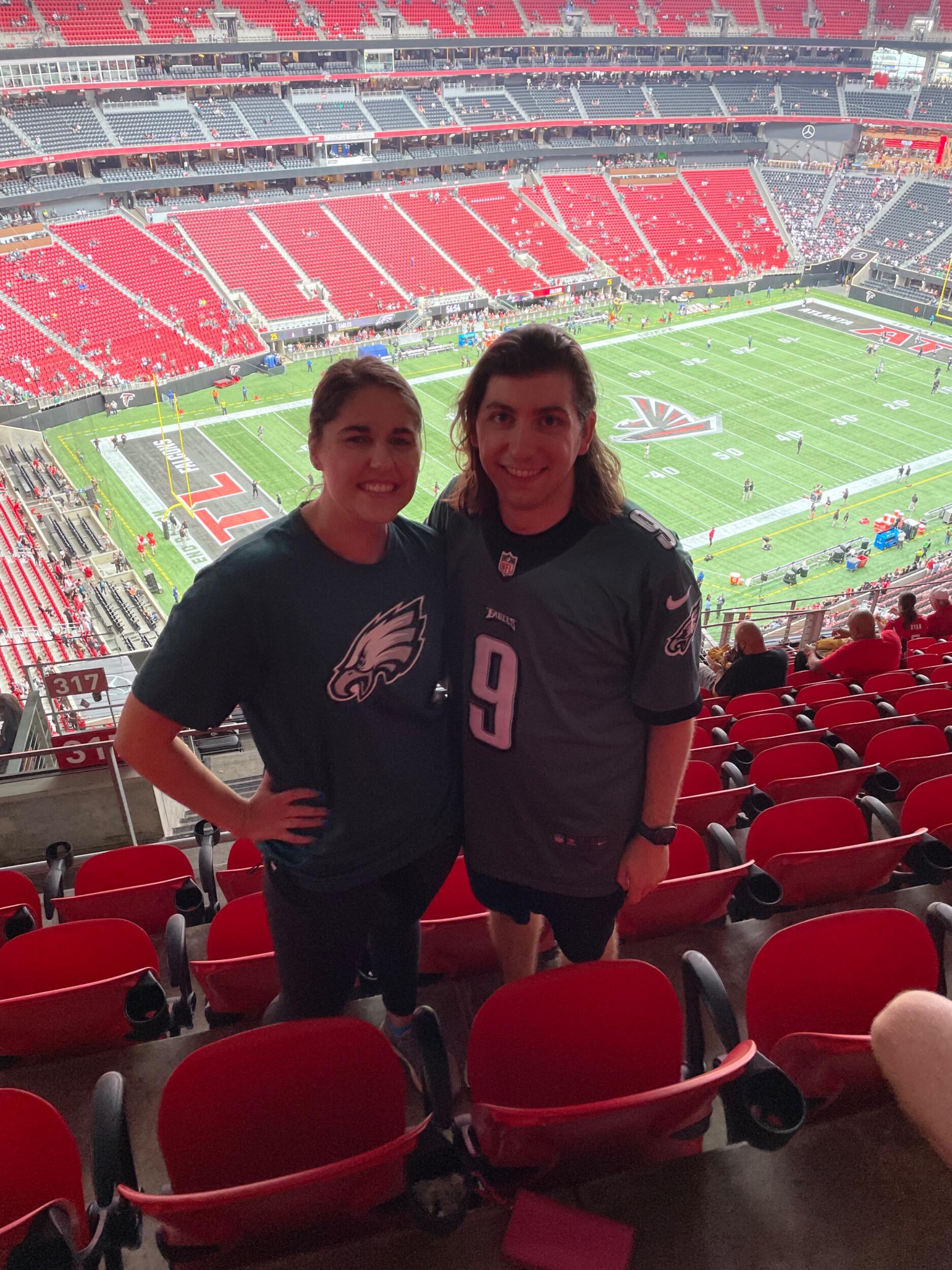 Our First Eagles Game - Mercedes Benz Stadium, Atlanta, Georgia