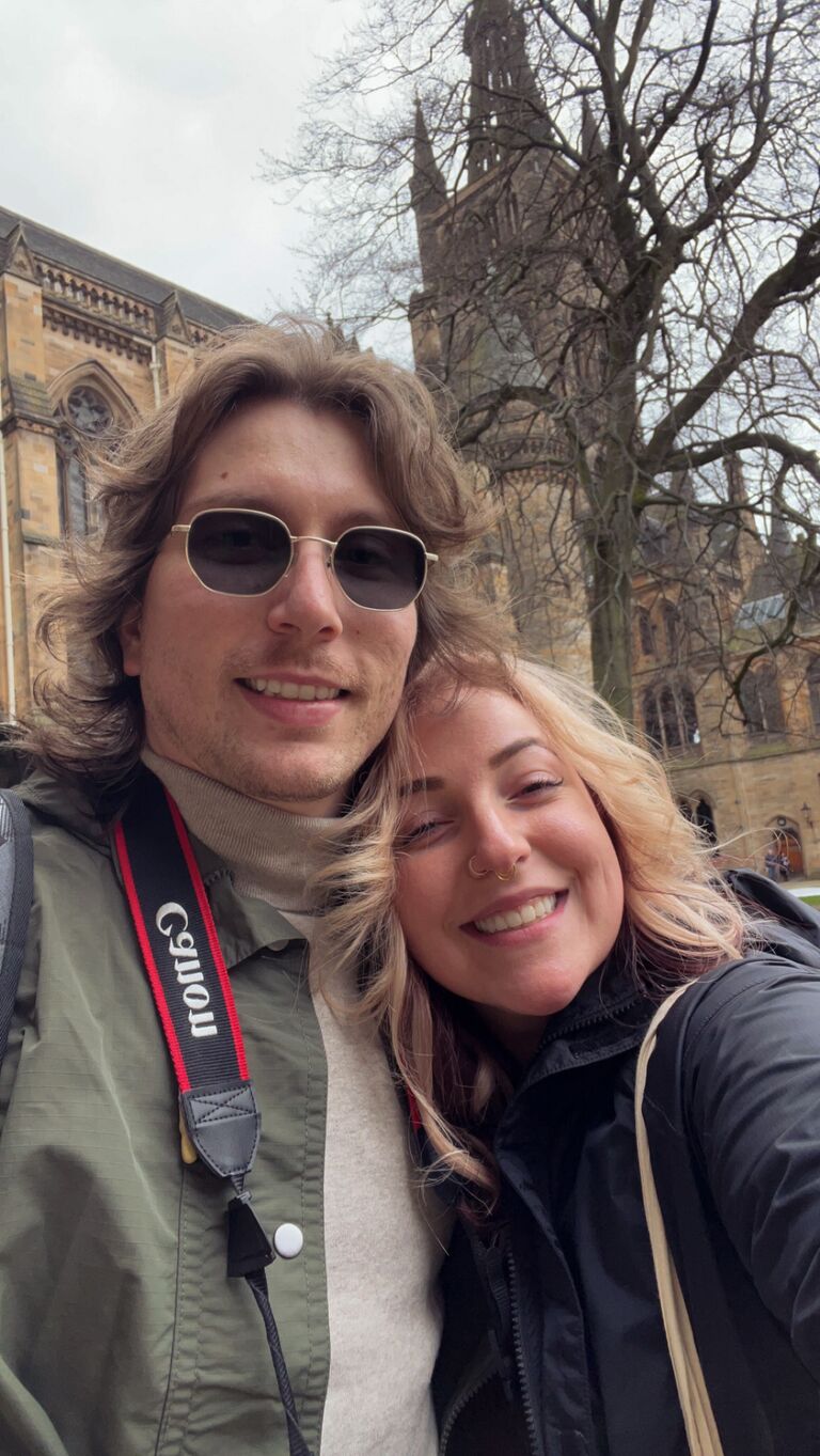 Ethan finally came to Scotland to see Alice! It had been a difficult 4 months being over 3000 miles across an ocean from each other.