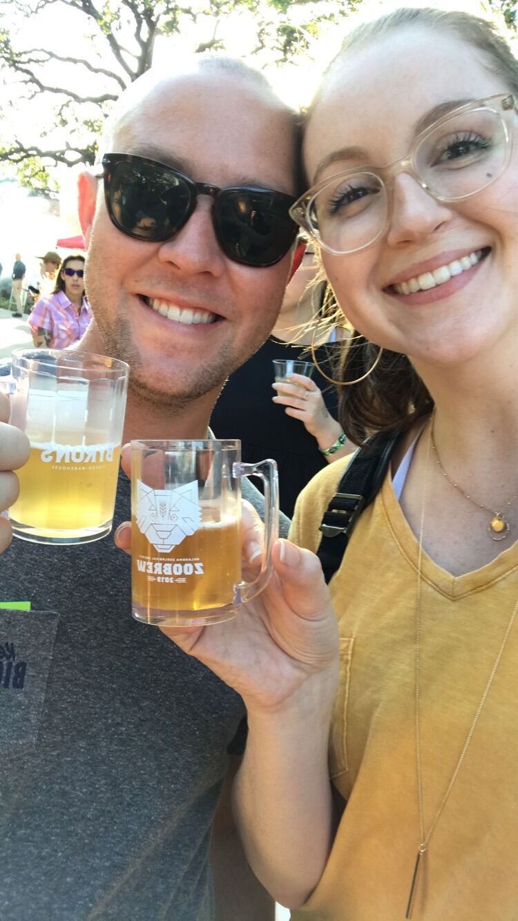 Our first event together was ZooBrew.
