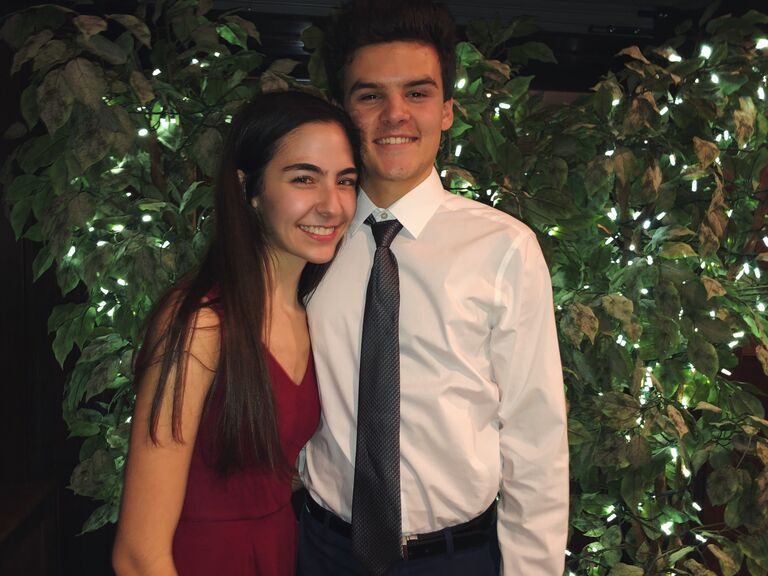 Our second sorority dance together. Emma was in Alpha Phi starting second semester of freshman year.