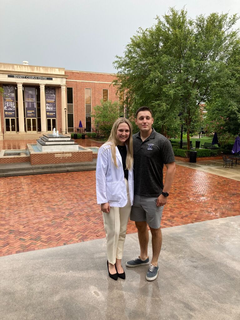 Ailsa's White Coat Ceremony--Greg left for IBOLC in Fort Benning, GA that day