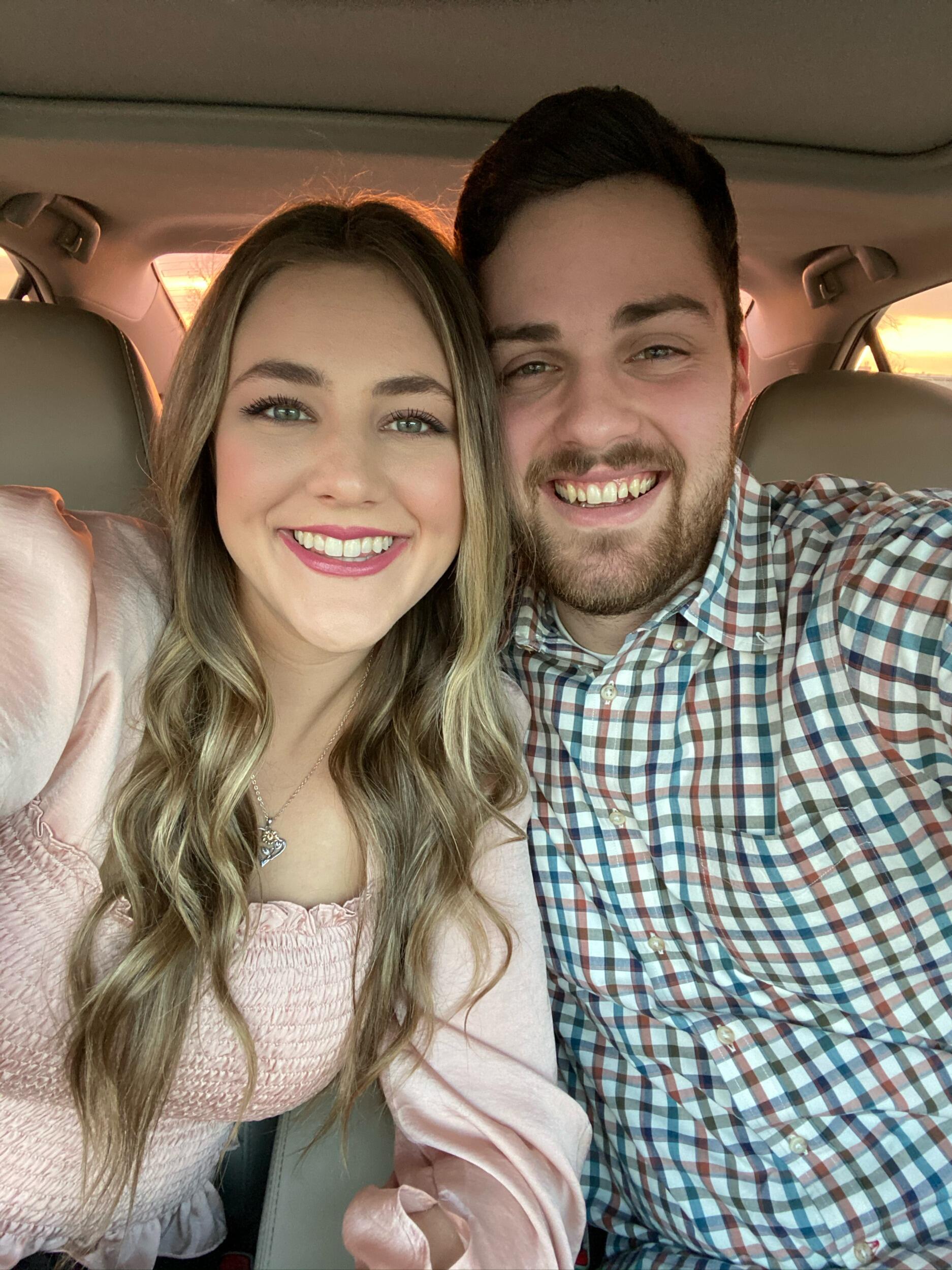 Our Valentine's Day date! We dressed up, ate a delicious dinner, and ended the night with decked out milkshakes!