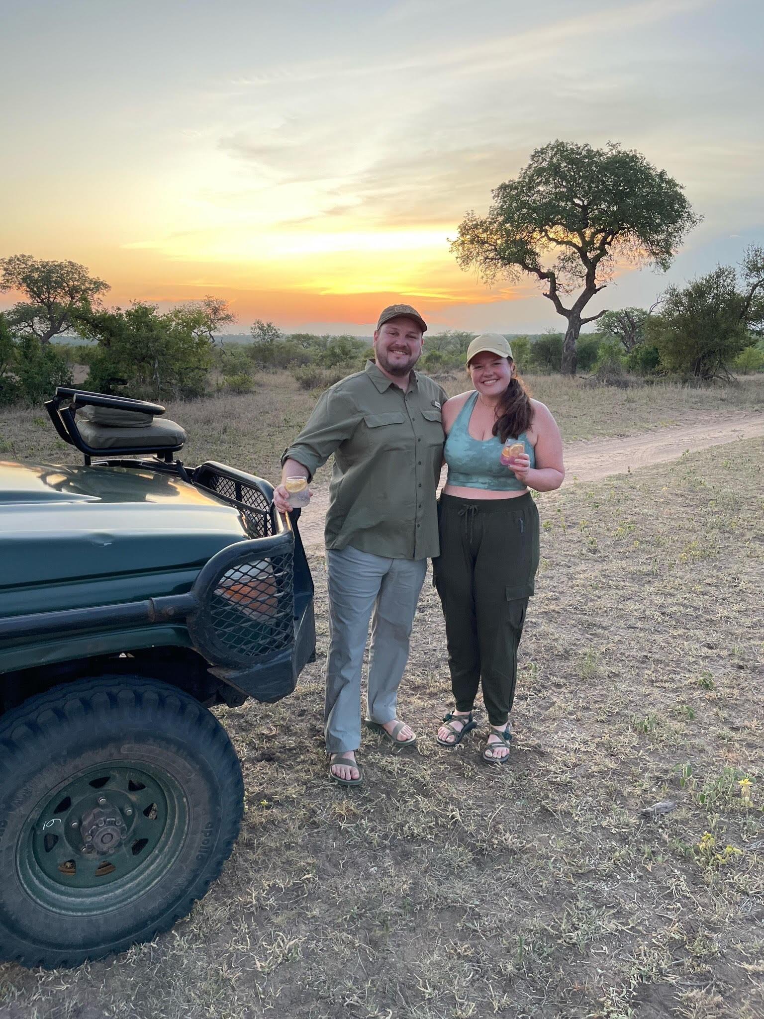 Nathan and Elizabeth fulfill a bucket-list dream with an exhilarating safari adventure in South Africa
