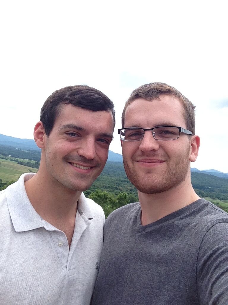 Met in Charlottesville, Virginia after connecting via Tinder --  We were babies!