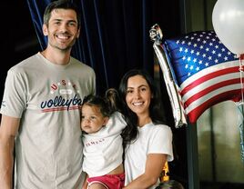 Olympian Matt Anderson and his wife Jackie Anderson