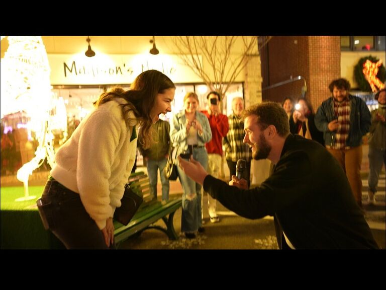 Then Connor proposed on his birthday of 2023! And of course Janna said yes!