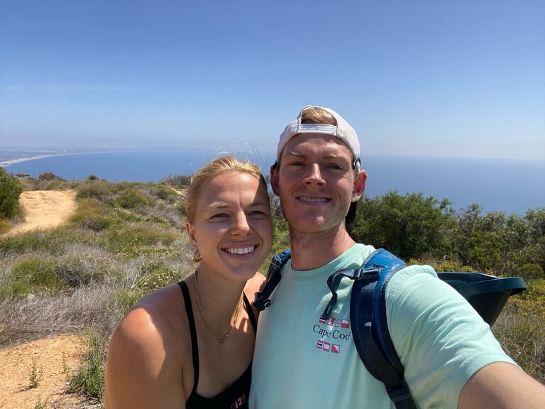 Two-Year Anniversary Celebration, with an amazing 10-mile hike in Pacific Palisades.