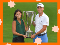 Justin Thomas and his wife Jillian Wisniewski