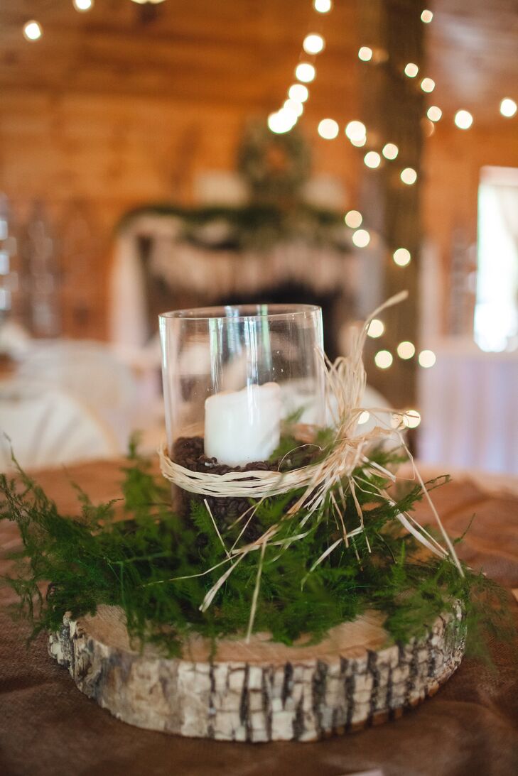 Woodland Candle Centerpieces