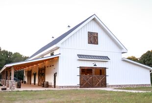 Table Number Wood Blocks - Northern Virginia Barn Wedding Venue