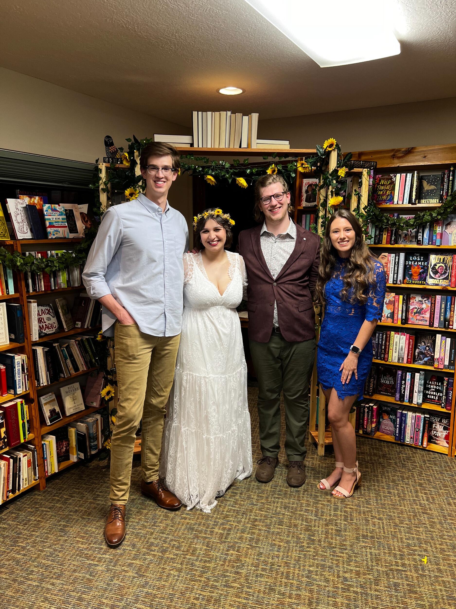 Two of our favorite people got married - Emma and Carson