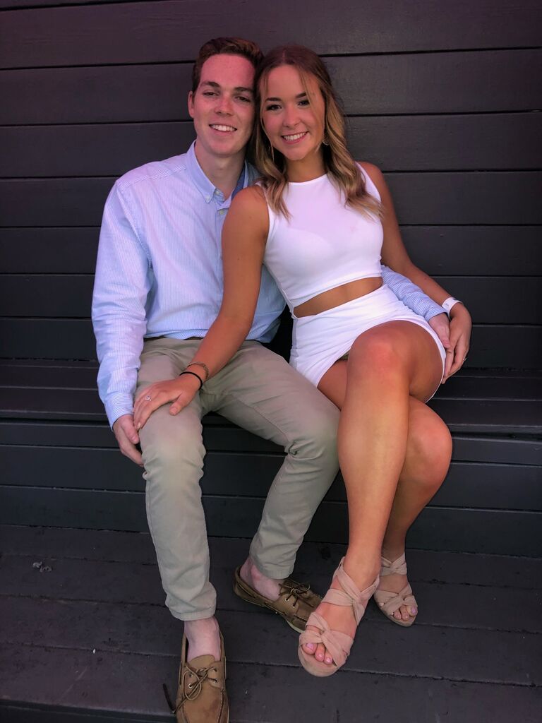 Jenna and Kyle's first date at Recess in Tallahassee FL. Kyle may have spilled his entire plate of food on the floor because he was so nervous....