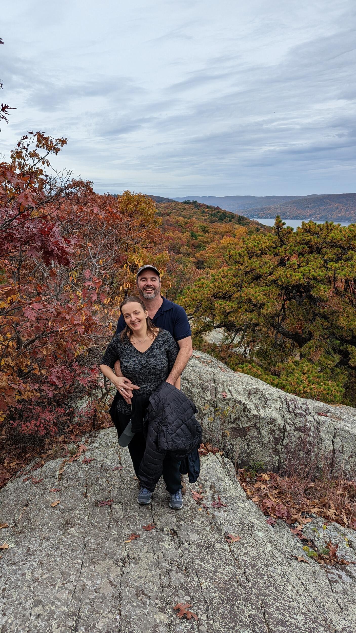 Autumn hike in our neighborhood. A bun in the oven