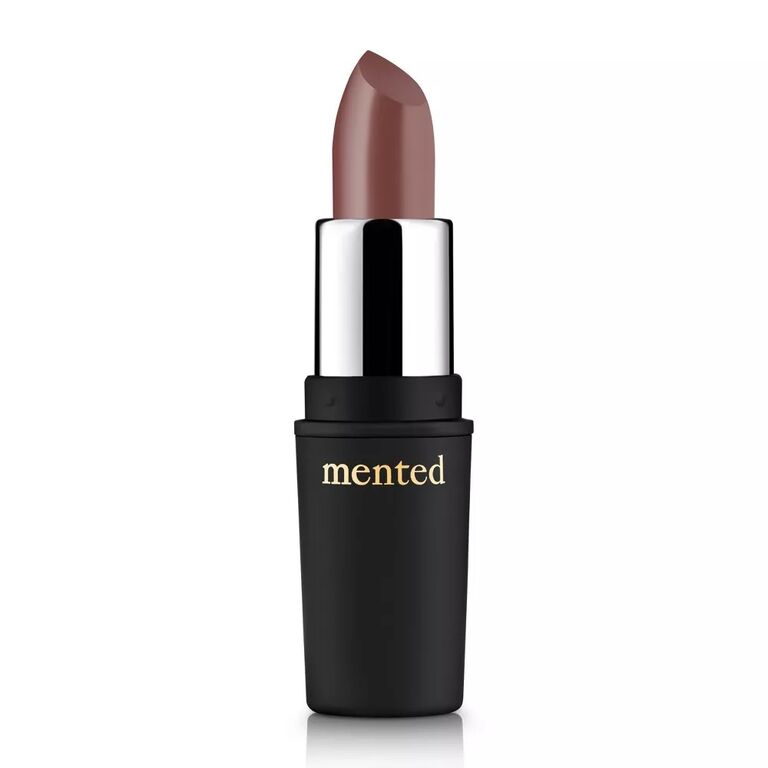 Mented nude lipstick for darker skin tones. 