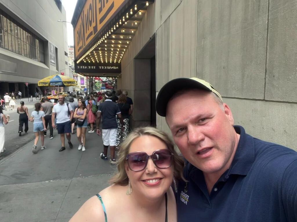 Date in NYC - we were both in New York at the same time, so Matt asked if he could take me out on a date. 