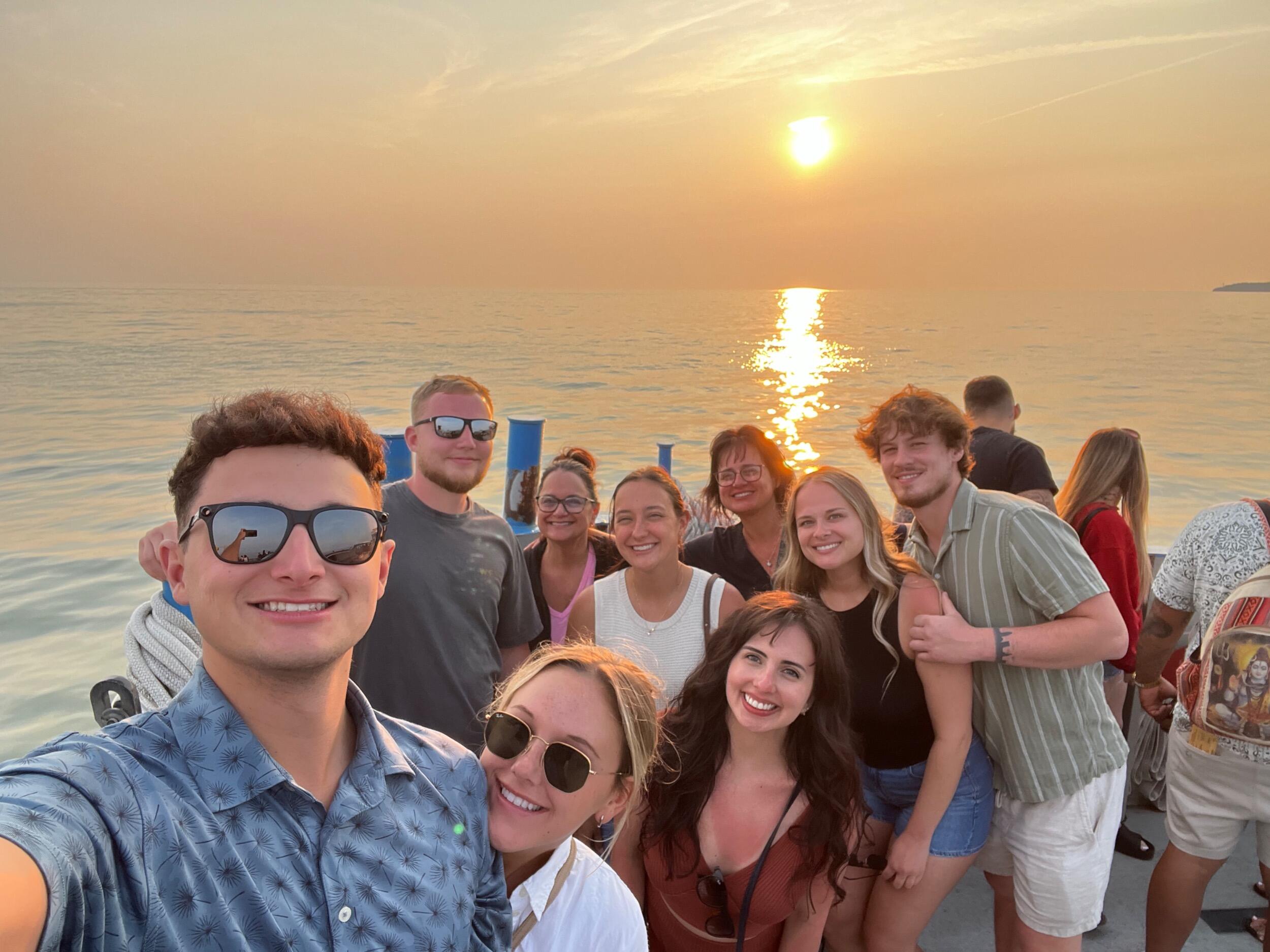 Experiencing so many firsts together! Kyle’s first time going to PIB Island!