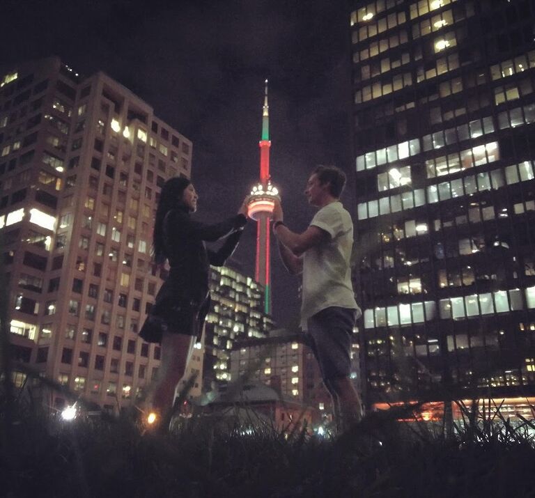 Sometimes we couldn't go to each other's schools, so we met up halfway in Toronto