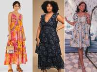 Three gorgeous floral wedding guest dresses