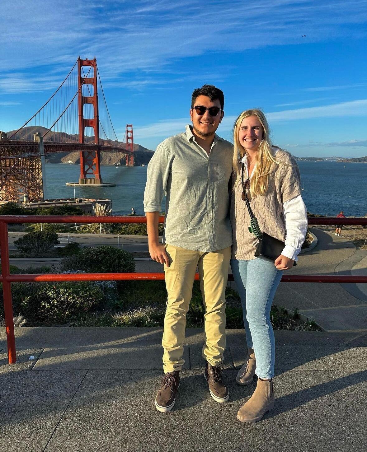 Brandon got an internship at Tesla!! Brandon went to work in San Fransico, CA for 4 months in the fall of their junior year of college. Carley got to visit Brandon and explore the city with him.