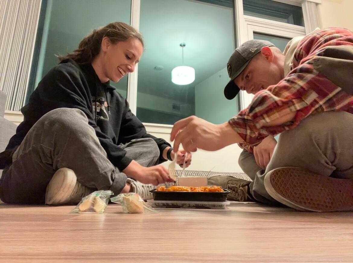 Moved in together