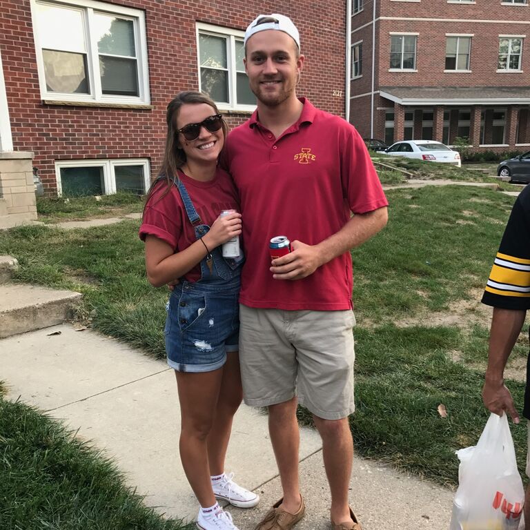 We met our junior year at Iowa State through our mutual friends. Go Cyclones!