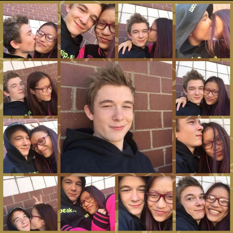 Keegan and Mei met in 2015 when Keegan was a Freshman and Mei Was a Sophomore. Mei had taken his spot during lunch and jokingly refused to move. Keegan responded by sitting on Mei.

Keegan being the “live on the edge” type of person really brought Mei out of her shell. Mei always was stressed out and determined to follow every rule to a T. Soon after meeting Keegan, she started to mellow out more, and learned to slow down and enjoy things in the moment.  Mei’s habits started to rub off on Keegan as well. Keegan and Mei would plan movie dates after school, watching movies on Keegan’s school computer in the cafeteria. Mei insisted that they both get all of their homework done before starting a movie. The best parts of them both made them each a better person.

They decided in the end to split up. This would turn out to be the best thing that happened to them both as they took time to themselves to grow and mature as individuals. During this time, Mei completed her undergraduate and Keegan went to trade school to learn how to be a welder. 