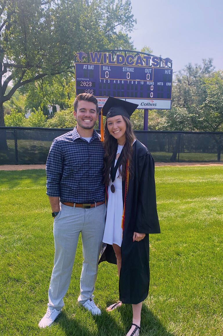 Alyssa's graduation at SCU